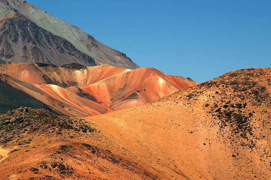 ロッキーマウンテンの写真, ペルー, アンデス, 自然, 山, farbenspiel, 鉄鉱石, 風景-自然, 空, 自然の美しさ