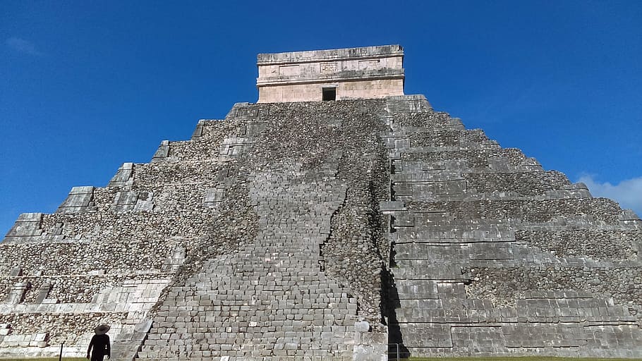 pirámide, méxico, templo, azteca, yucatán, maya, historia, lugar famoso, antiguo, material de piedra