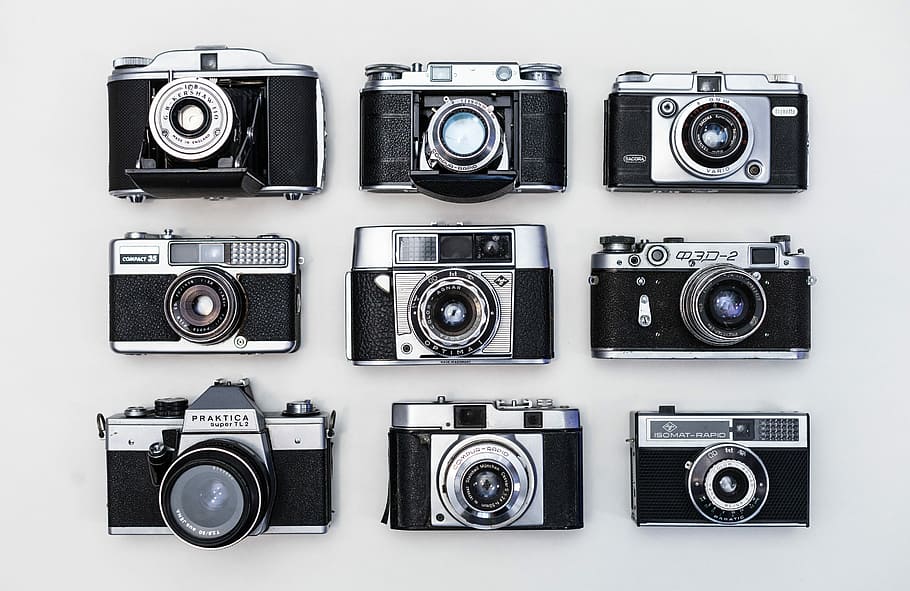 old, retro, cameras, film, pelicula, vintage, classic, photography, analog, photographic