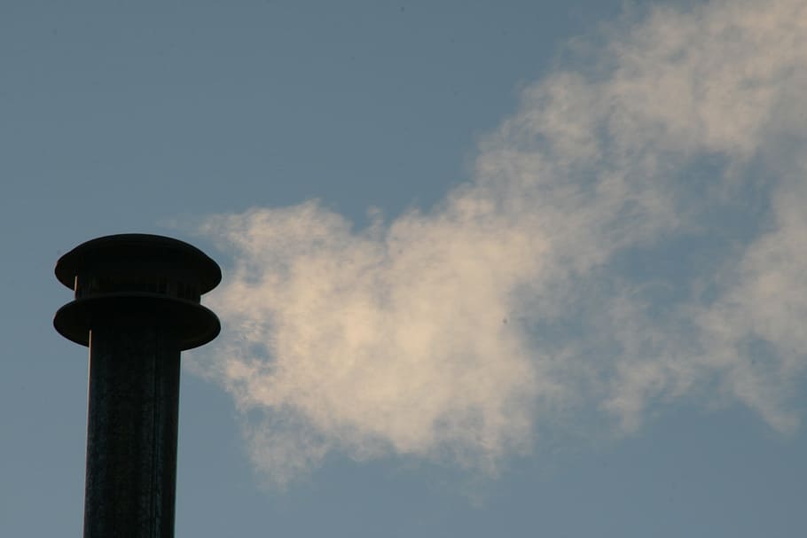 vapor, calor, calentador, caliente, cielo, nube - cielo, vista de ángulo bajo, arquitectura, calle, estructura construida