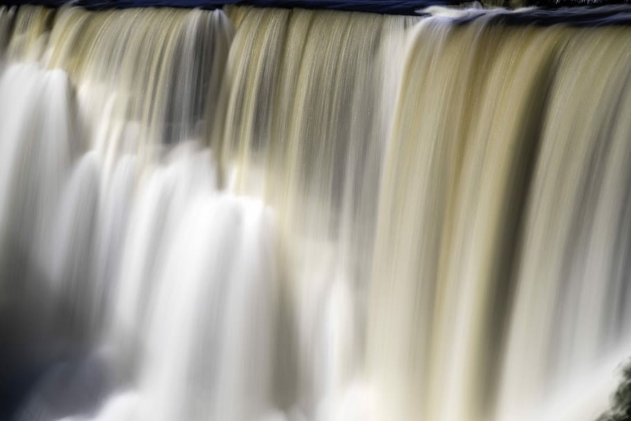 kakabeka, air terjun, Silky, Waterfall, Air Terjun Kakabeka, Ontario, Kanada, foto, Air Terjun provinsi kakabeka, alam