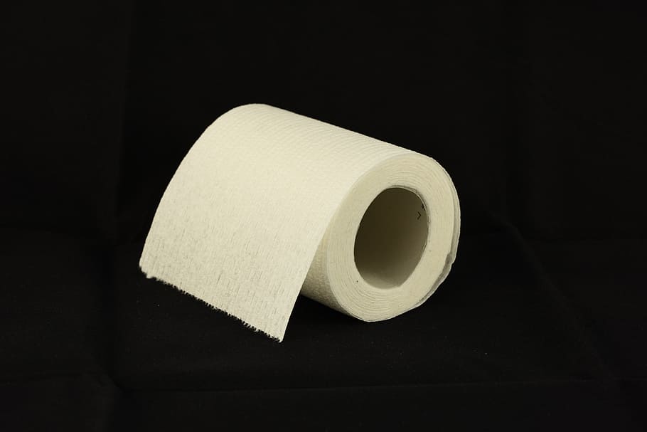 papel de seda branco, papel higiênico, rolo de papel higiênico, tecido, banheiro, vaso sanitário, rolo, papel, higiene, branco