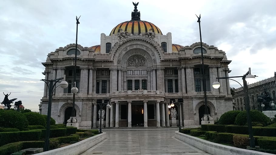 palace of fine arts, mexico city, mexico, city, palace, architecture, theatre, urban, museum, cultural