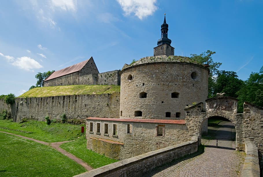 castillo, querfurt, sajonia-anhalt, alemania, arquitectura, lugares de interés, edificio, europa, estructura construida, exterior del edificio