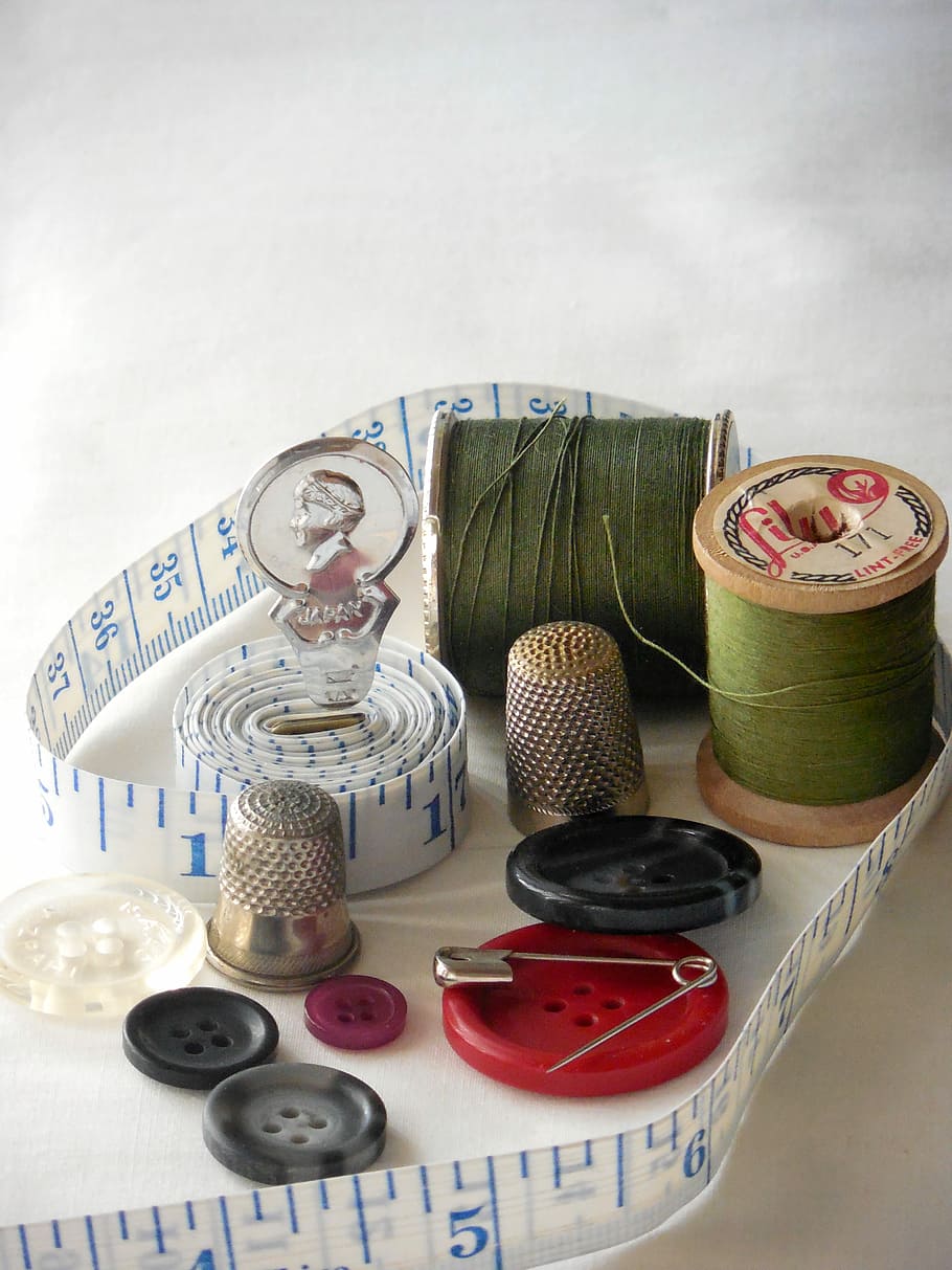 sewing utensils, Sewing, Notions, Fashion, Thread, Tailor, sew, needle, tailoring, dressmaking