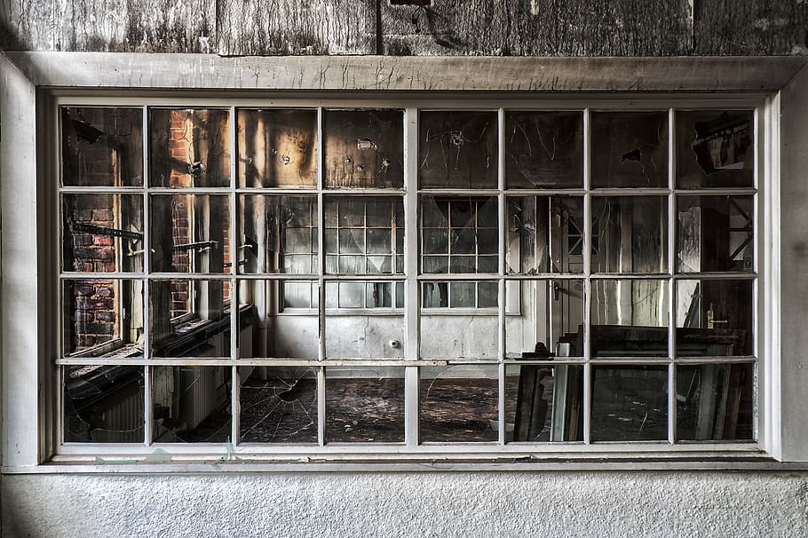 photography, abandoned, house, window, home, architecture, wood, building, old, old building