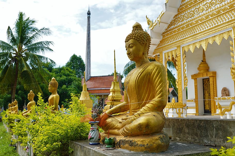 buddha statue, travel, buddha, temple, religion, statue, architecture, wat, sculpture, spirituality