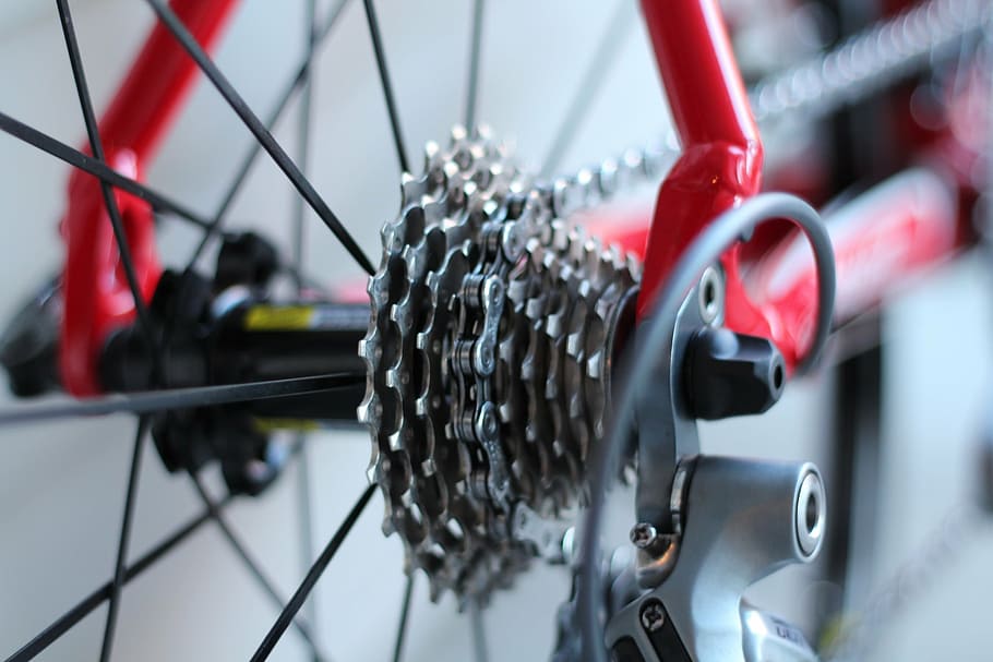 selective, focus photography, bike sprocket, bicycle, bike, chain, sport, activity, fun, outdoor