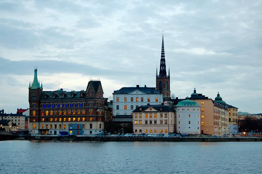 Stockholm, City, Old, Architecture, scandinavia, building, cityscape, travel, capital, tourism
