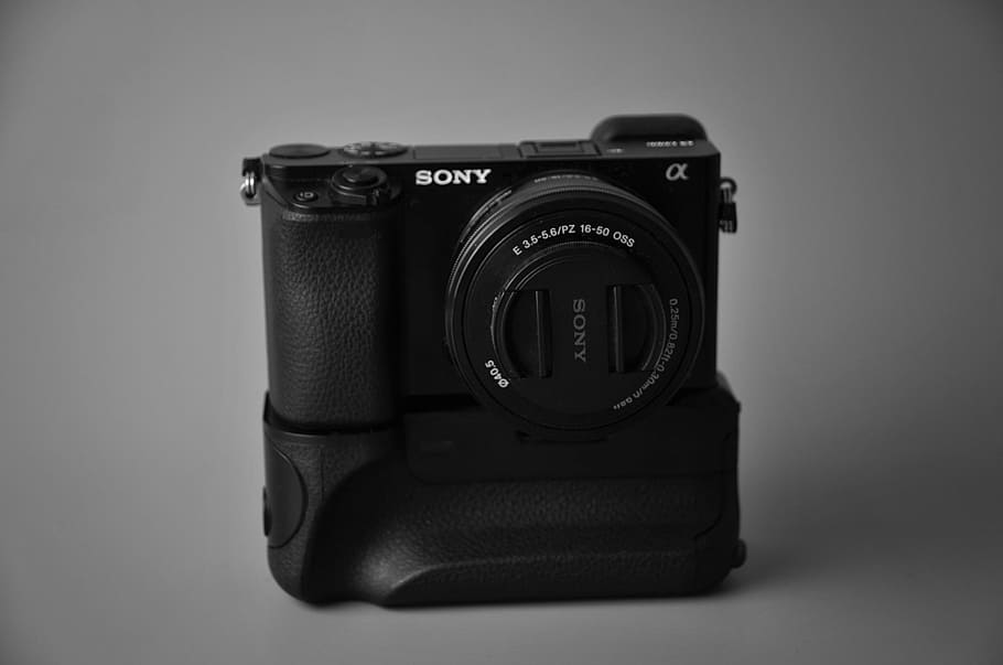 imagen, cámara, en blanco y negro, fotografía, dispositivo, digital, Sony, cámara digital, disparo, anticuado