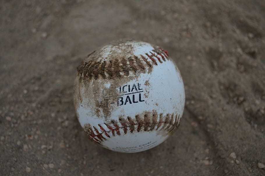 Ball, Baseball, Field, Diamond, baseball, field, equipment, team, leather, play, recreation