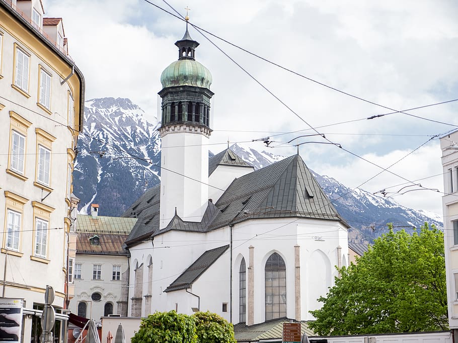 old, church, city, innsbruck, architecture, beautiful, structure, historical, tourism, european