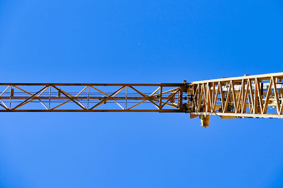 baukran, crane, sky, build, crane arm, construction work, site, boom, technology, crane boom