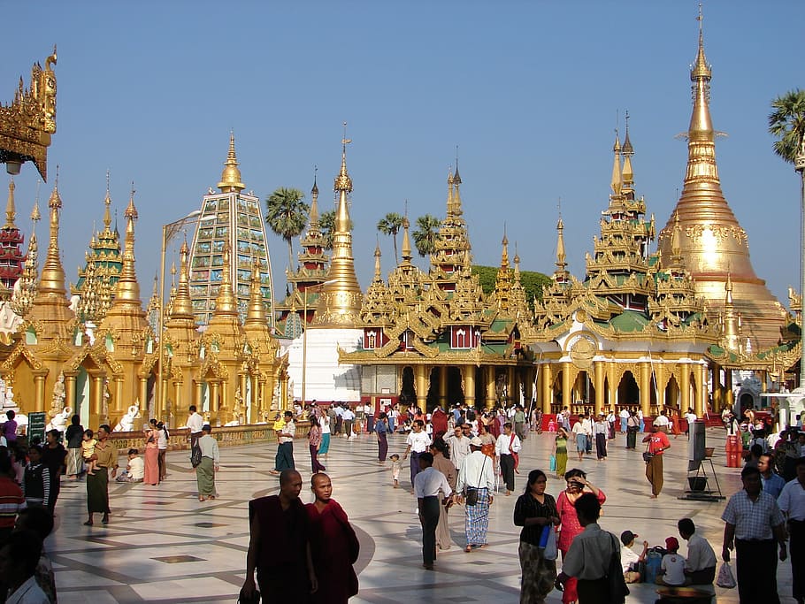 pagoda, schwedaggon, burma, buddhism, asia, myanmar, thailand, religion, architecture, shwedagon Pagoda