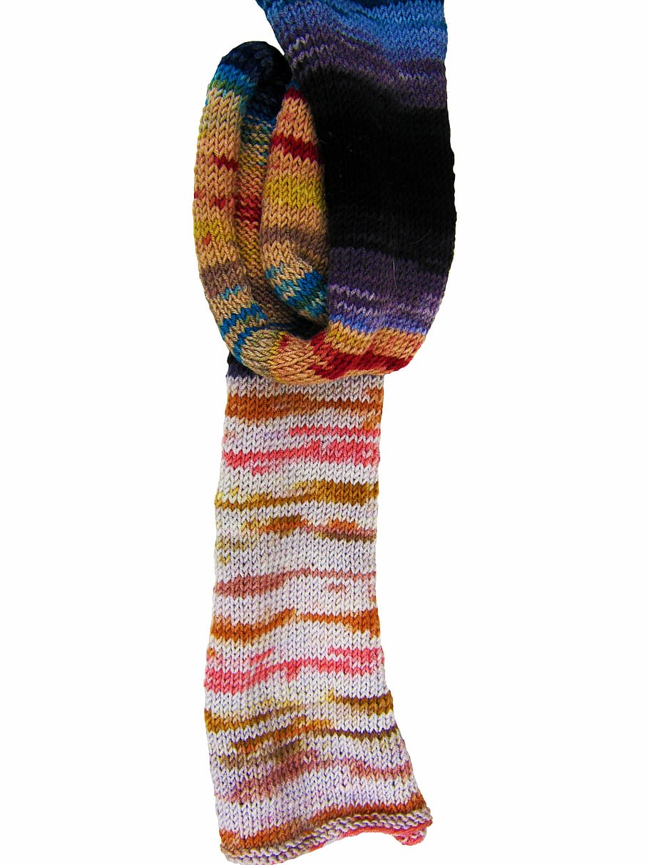 wool, cat's cradle, knit, colorful, hand labor, scarf, clothing, textile, winter, fashion