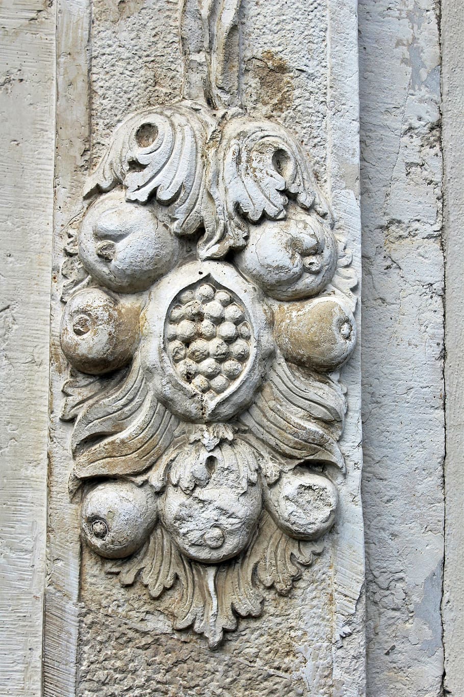 stucco relief, stone, historically, old, monument, stony, old town, middle ages, fruechterelief, ornament