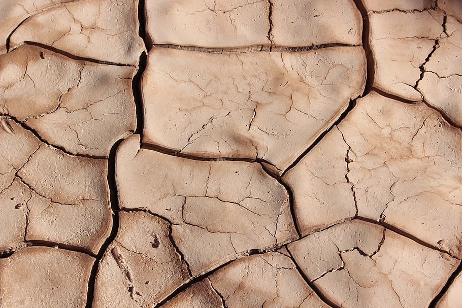 dried soil, drought, cracks, dry, surface, cracked, mud, terrain, ground, full frame