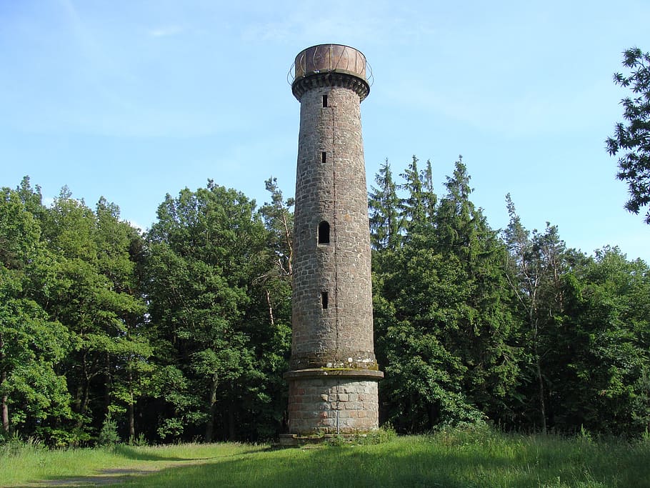 ludwigsturm, palatinate forest, building, tower, lookout, historic, structure, observation, architecture, old