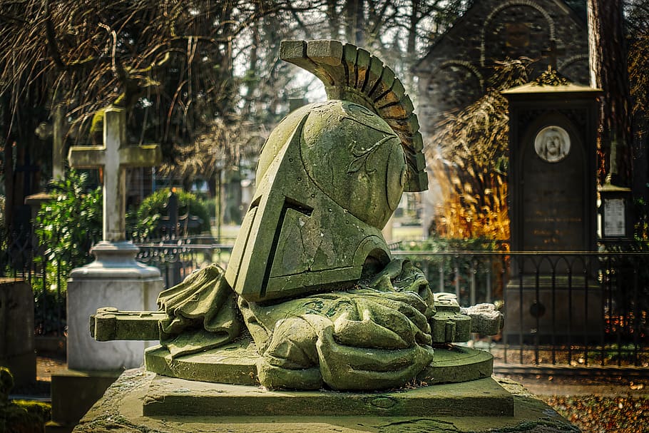 escultura, estatua, tumba, antiguo cementerio, cementerio, lápida, religión, creencia, arquitectura, estructura construida