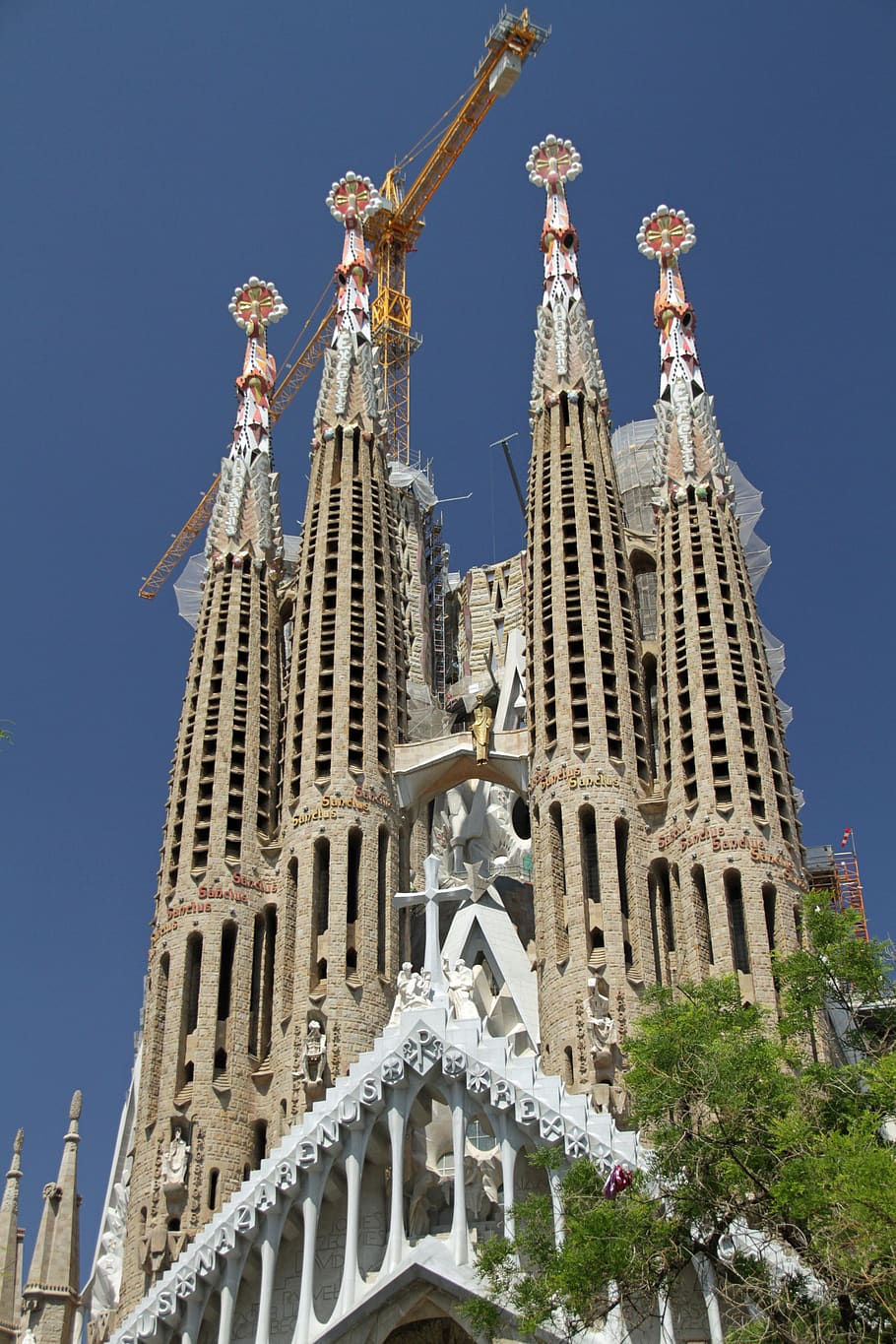sagrada, familia, basilica, gaudi, barcelona, spain, architecture, church, cathedral, famous