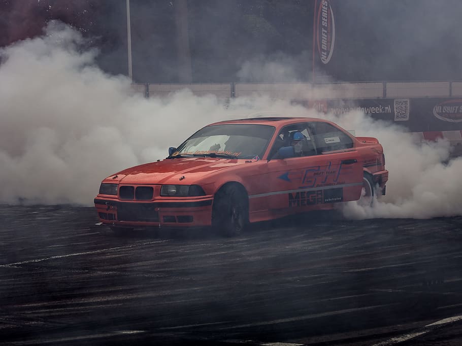 red, 3, series, e36, coupe, drifting, Bmw, Fast, Speed, Drift, Car