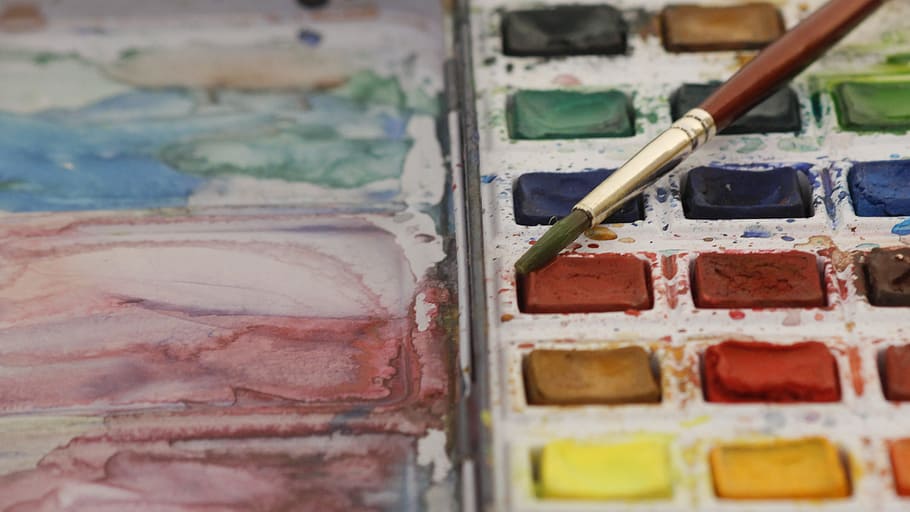 colors, art, brush, paintbrush, colorful, paint, creative, artistic, artist, watercolor