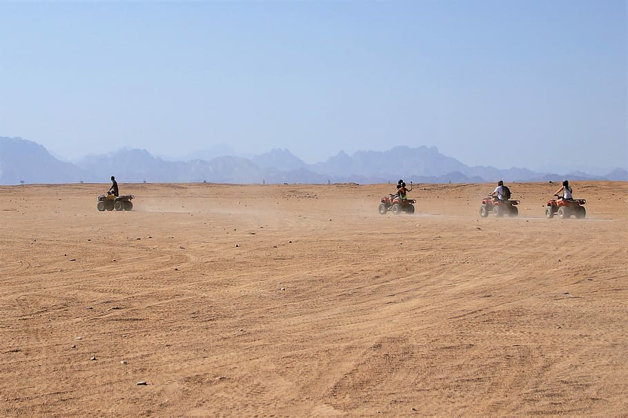 Desert Safari, Ride, Quads, desert, trip, egypt, dust, sand, sun, heat
