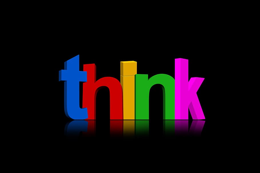 think text illustration, think, positive, optimism, plus, yes, forward-looking, forward, happy, courageous