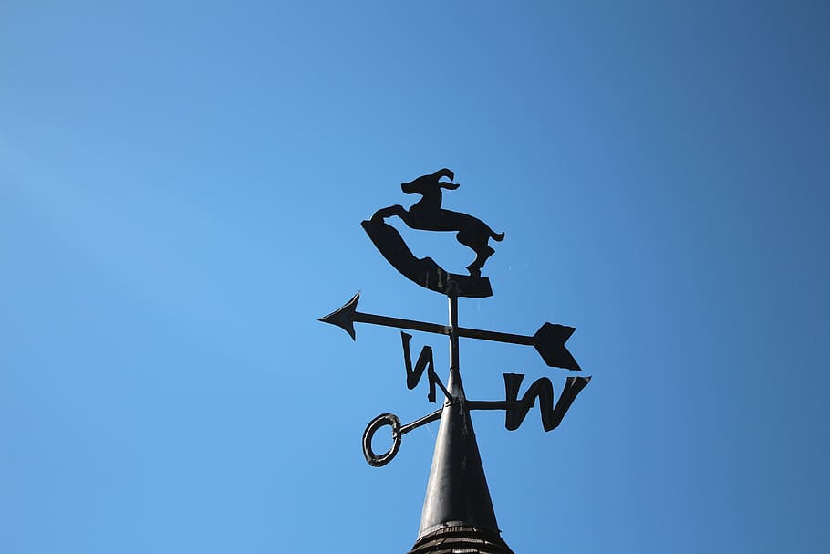 wind vane, pointing, left, Weather Vane, Wind Direction, Windrose, points of the compass, south tyrol, wind, north
