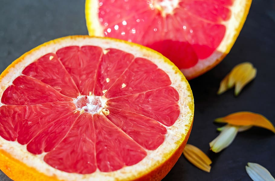 citrus fruit, grapefruit, fruit, red, sweet, vitamins, eat, healthy eating, wellbeing, food