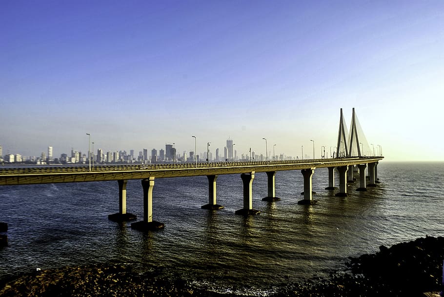 Rajiv gandhi, sea, link, Mumbai, India, bombay, city, docks, photos, ocean