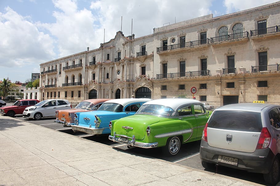 cuba, auto, oldtimer, havana, architecture, city, rarity, old, mode of transportation, car