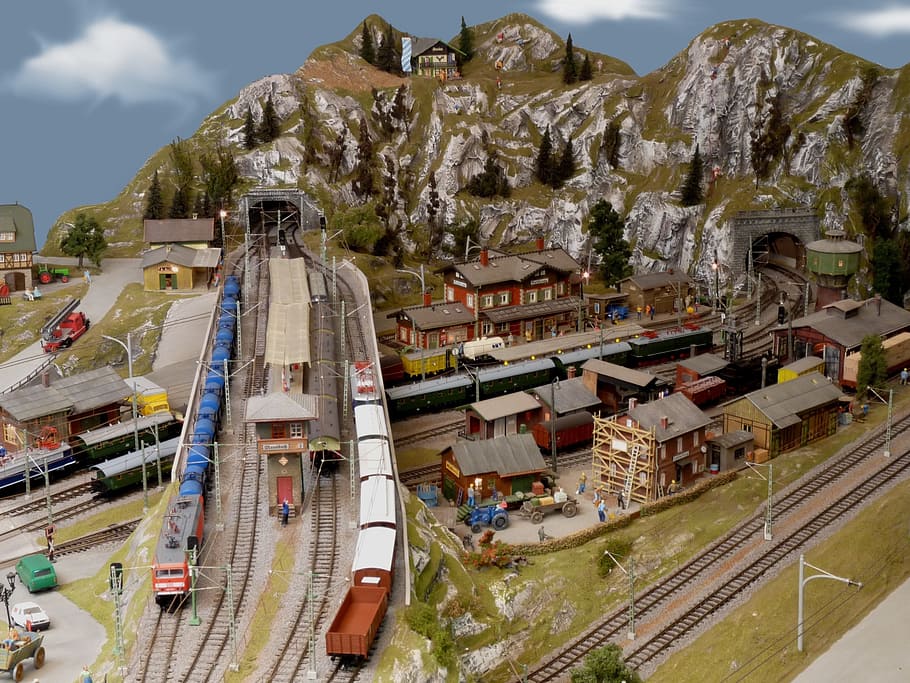 model train, track tt, highlands, hobby, railway, model railway, toys ...