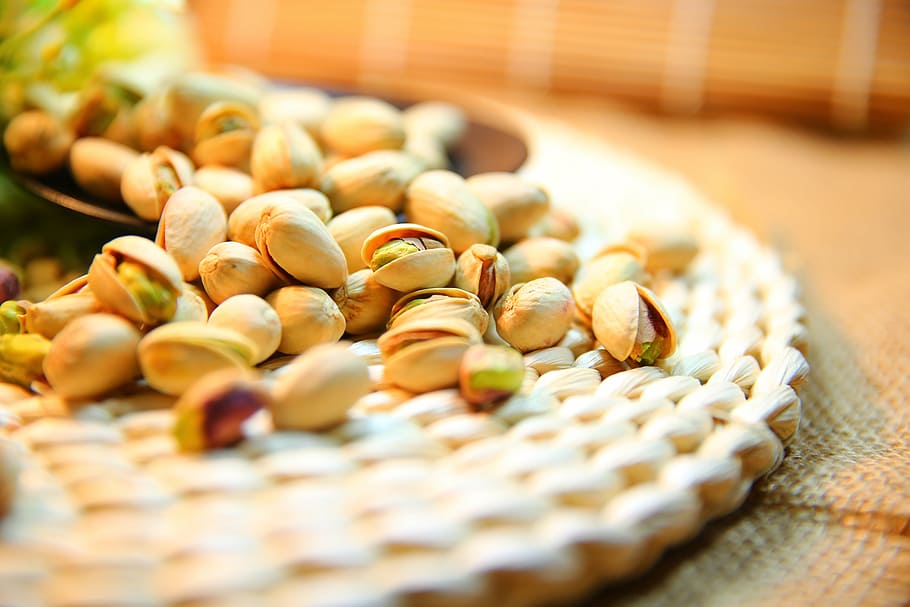 selective, focus photography, cashew nuts, pistachio, nut, kernel, food, food and drink, selective focus, freshness
