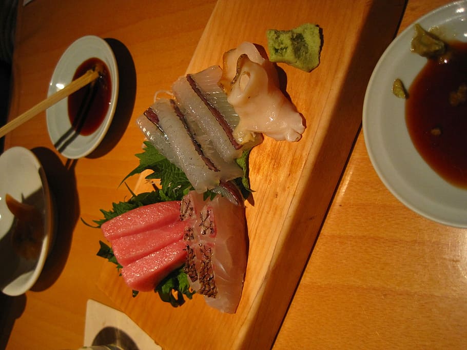 Jepang, Makanan, Nyata, Sushi, Mentah, makanan Jepang, sushi asli, stasiun tsukijishijo, ikan, masakan