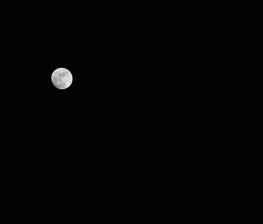 full moon wallpaper, moon, dark, space, distant, black, night, star, astronomy, light