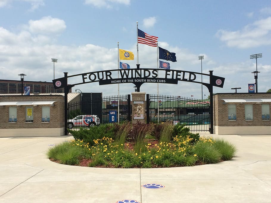 South, Bend, Indiana, Cove, South Bend, Indiana, Flag, Gate, Public 