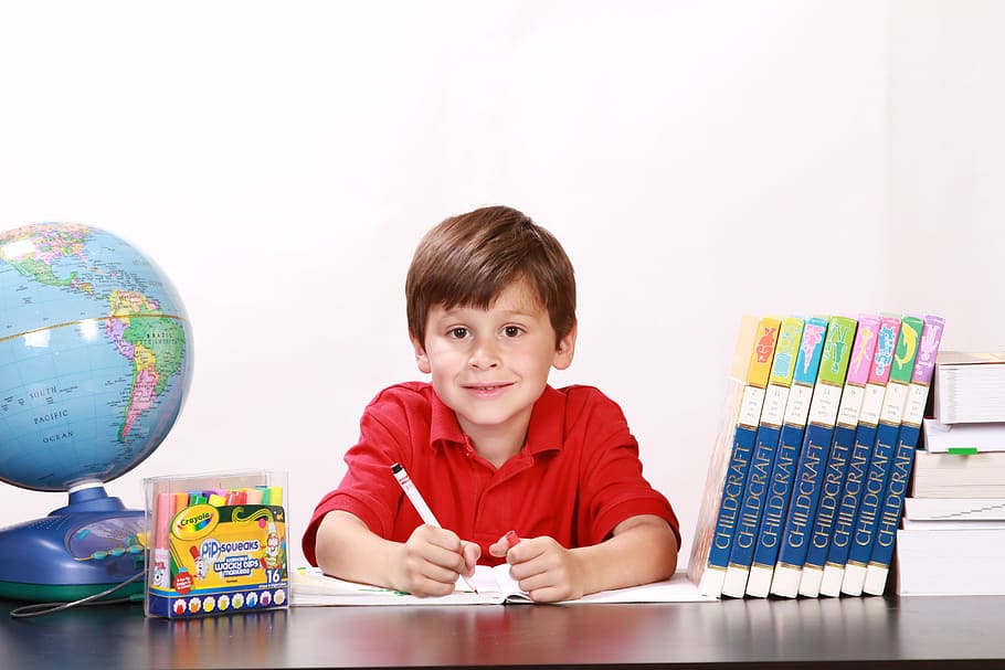 boy holding pen, boy, portrait, smile boy, school, learning, smiling, children, child, education