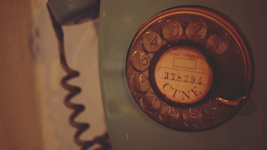 rotary, telepon, menampilkan, 378294 ctne, brown, dial, rotary phone, vintage, antik, oldschool