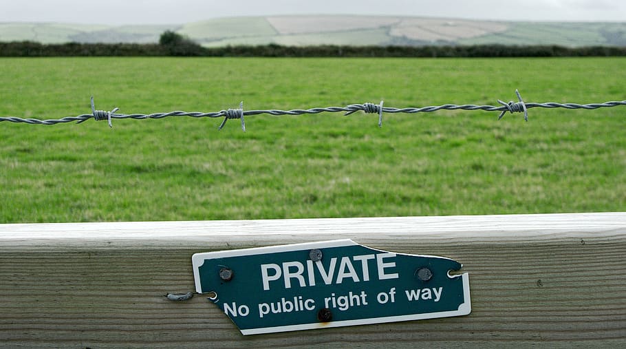 private, public, right, way signage, sign, prohibit, block, prevent, warning, property