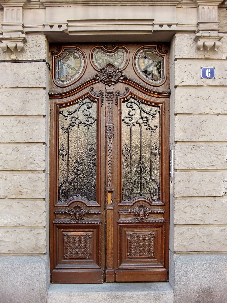 pintu, input, pintu masuk rumah, tua, pintu tua, kayu, rentang input, pintu kayu, pintu depan, portal