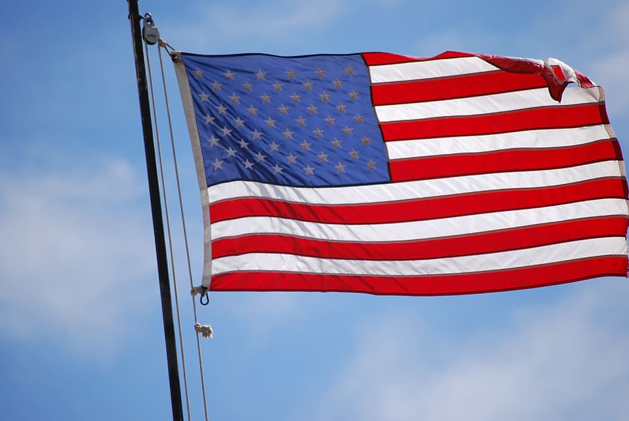 Estados Unidos, Bandera, Bandera de EE. UU., Bandera estadounidense, EE. UU., América, Nacional, Rayas, Patriótico, Patriotismo