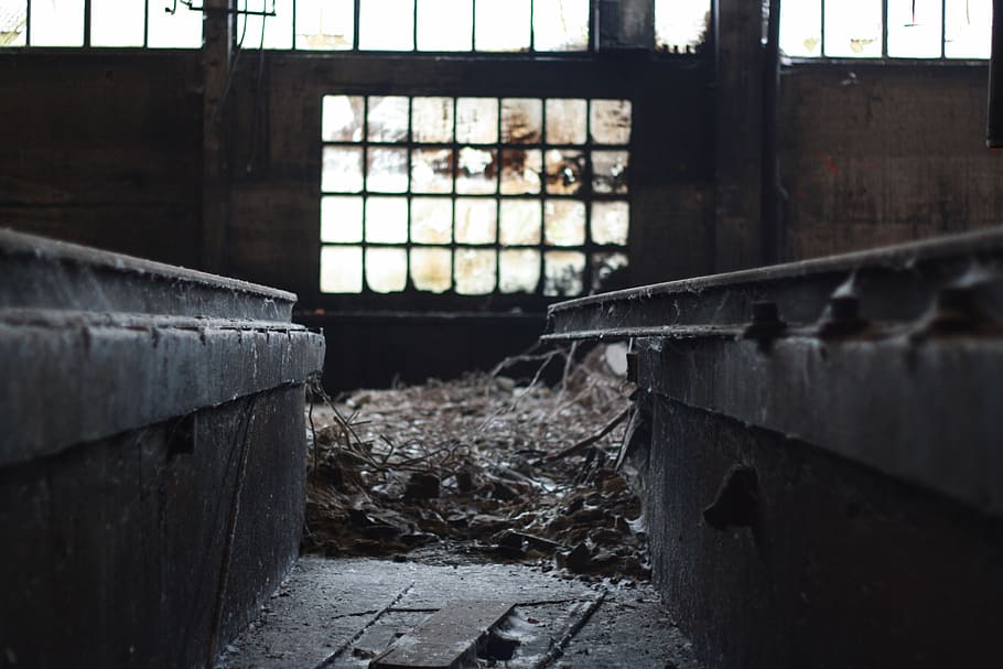 untitled, warehouse, windows, old, dust, industrial, railway, abandoned, destruction, window