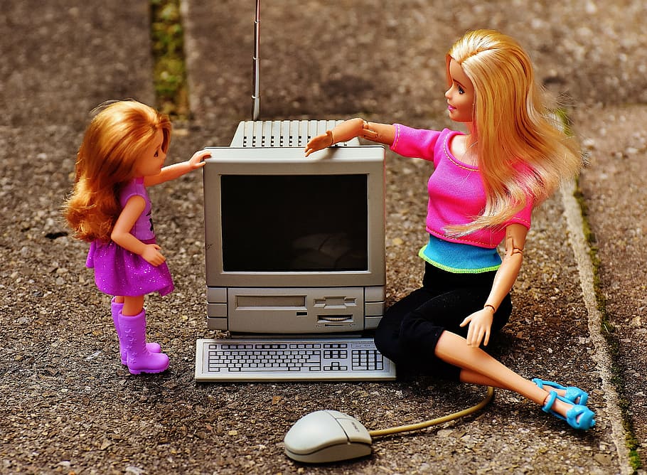 two barbie dolls, social media, mother, enlightenment, internet, security, police, children, social networking, social