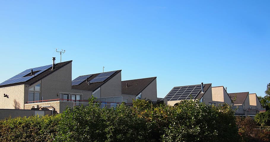 architectural, photography, house, Netherlands, Almere, Solar Panels, neighbourhood, dutch, europe, buildings
