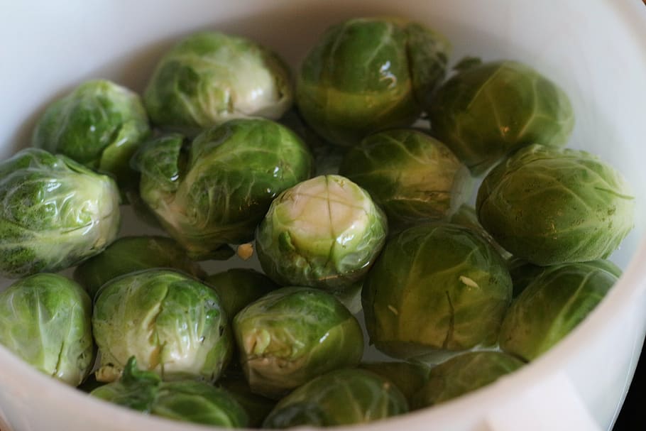 brusselsprouts, fresh, organic vegtable, green, food, healthy, vegetarian, uncooked, natural, produce