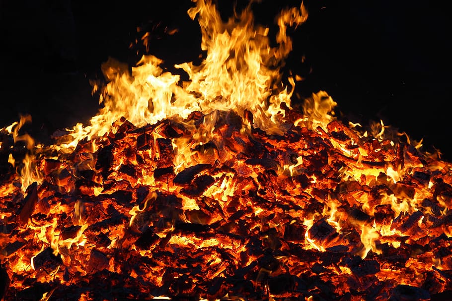 firewood, flame, heat, flammable, burn, bonfire, walpurgis, flaming, fire, hot