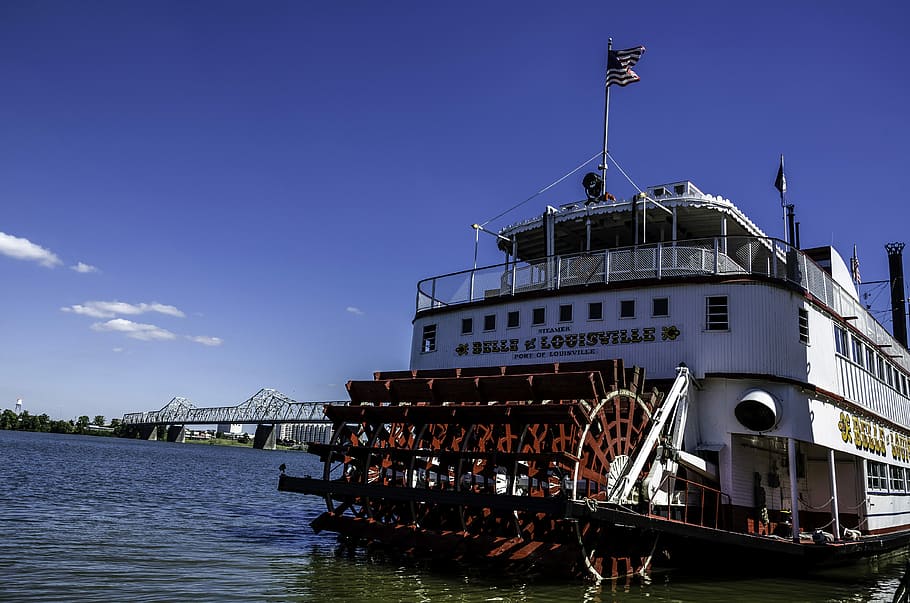 riverboat barge, louisville, kentucky, Riverboat, Barge, Louisville, Kentucky, boat, photos, public domain, United States