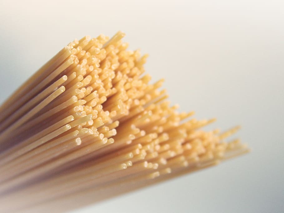 spaghetti noodles, spaghetti, pasta, noodles, eat, food, italy, lunch, yellow, raw