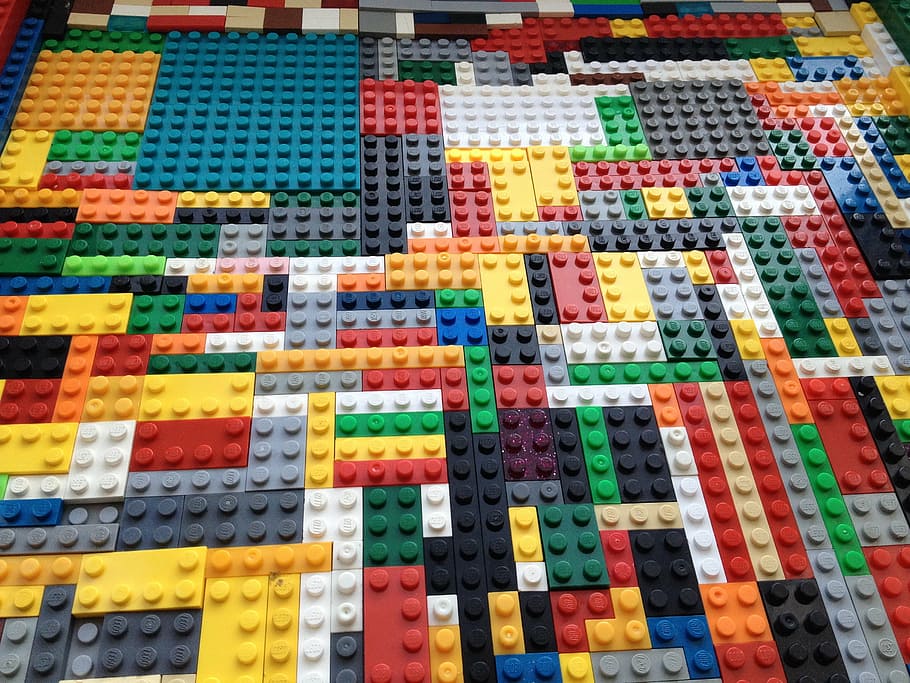 lego, puzzle, papan tulis, multi-warna, latar belakang, bingkai penuh, pola, variasi, pilihan, di dalam ruangan